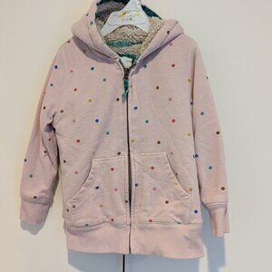 SOLD - Mini Boden sherpa hooded sweatshirt